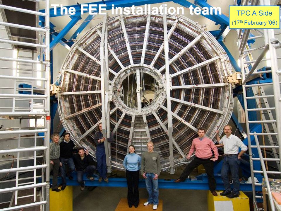 Technical FORUM, Peter Glässel, Heidelberg19 TPC A Side (17 th February ’06) The FEE installation team