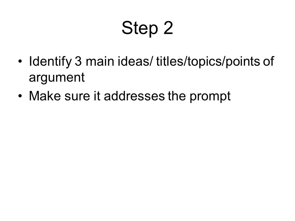 Romeo And Juliet English Essay Step Identify Main Ideas Titlestopicspoints Of Argument Make Sure It Addresses The Prompt Essay Writing Examples English also English Essays Topics Comparecontrast Essay Reflection Writing A Comparative Essay Sample Thesis Essay