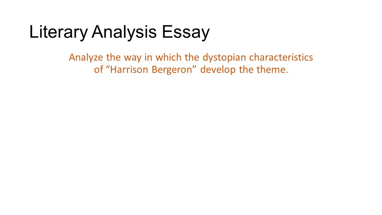 harrison bergeron thesis