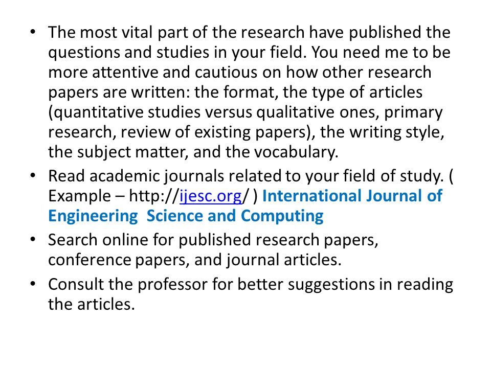 How to Publish a Vital Article How to Publish a Vital Article