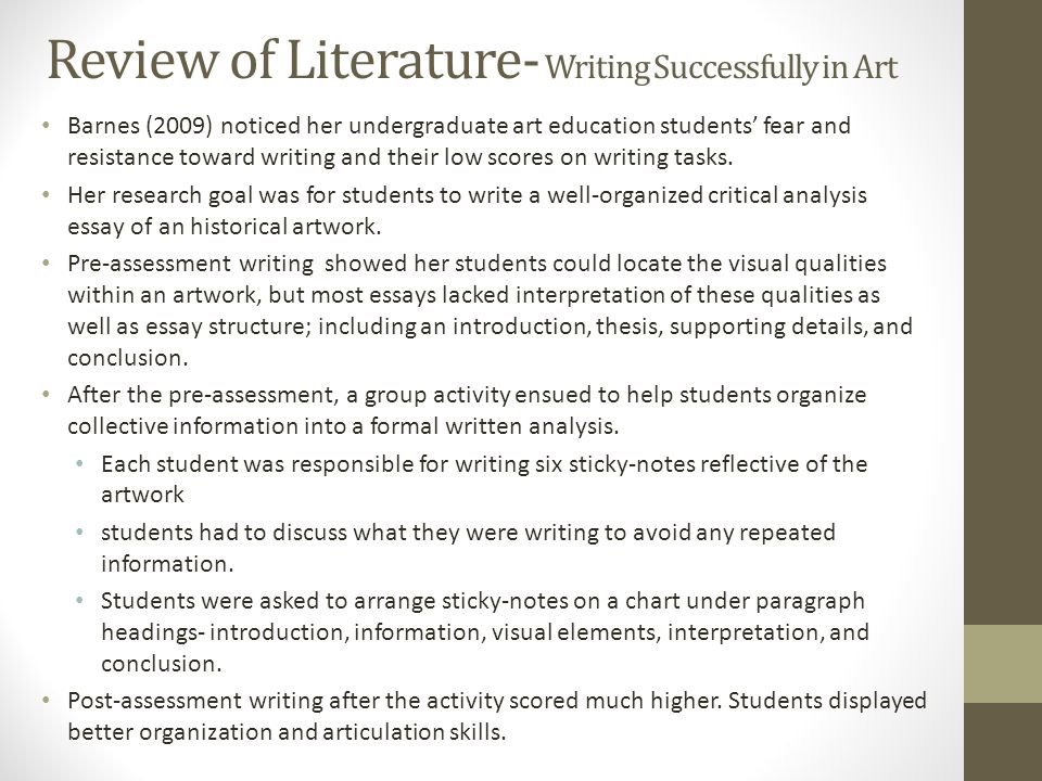 Higher critical essay help on art