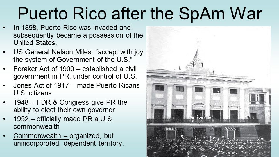 BELLWORK 1.List three effects of the Spanish-American War. 2.How did Puerto  Rican citizens respond to America's occupation during the SpAm War? 3.How  did. - ppt download