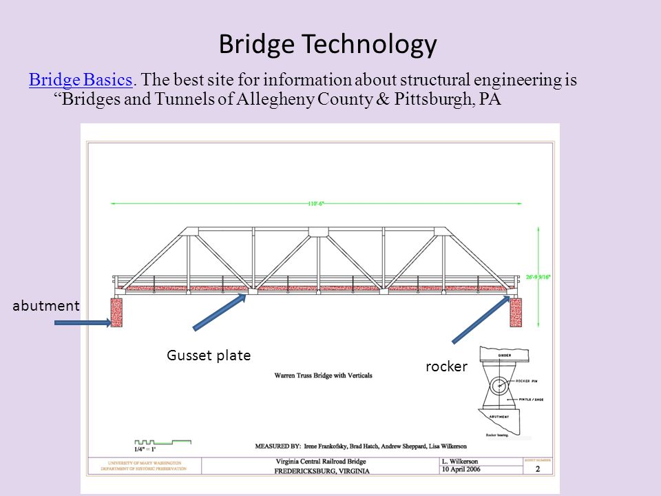 What are the 4 main factors used when describing a bridge?