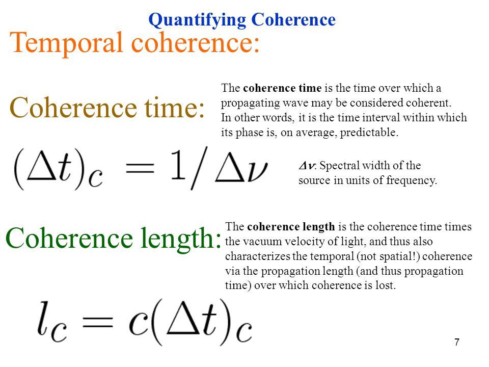 1 Coherence: Temporal Interference: Young's Double Slit Experiment Fringes of Equal Inclination Fringes of Equal Thickness ppt download