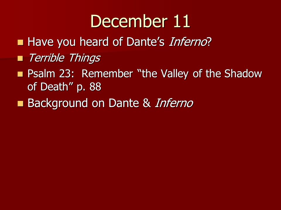 Defining The Allegory Of Dante's Inferno