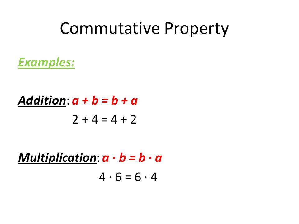 Instance properties. Def multiply(a, b): a * b. Properties of addition. Properties of Multiplication. Commutative property of addition.
