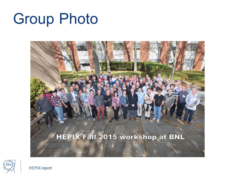 HEPiX report Group Photo