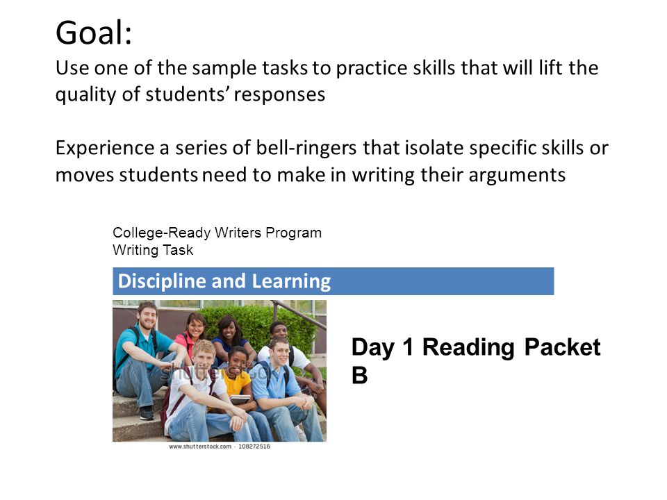 ARGUMENT Writing Bell Ringers Designed To Support On Demand