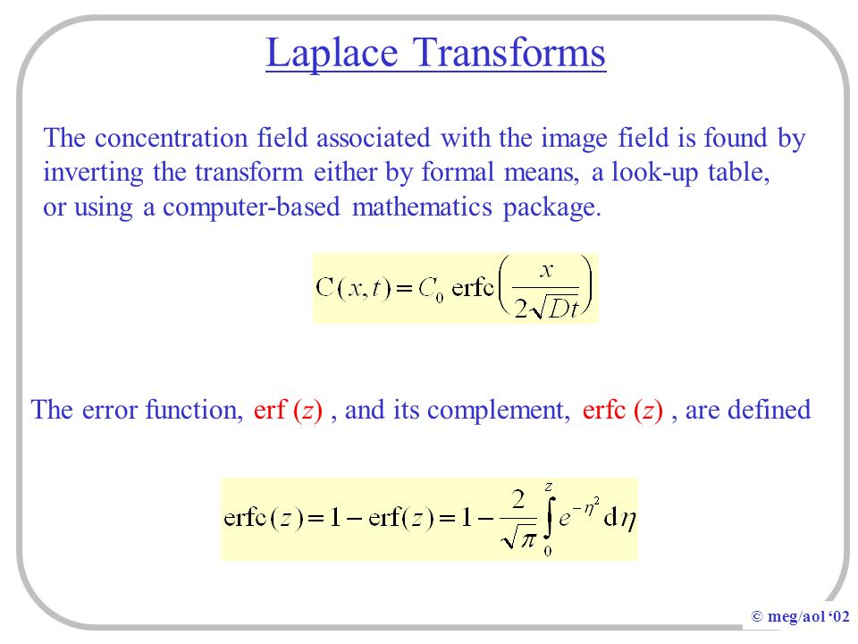meg/aol '02 Solutions To The Linear Diffusion Equation Martin Eden  Glicksman Afina Lupulescu Rensselaer Polytechnic Institute Troy, NY, USA. -  ppt download