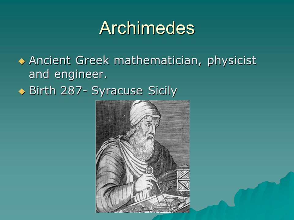 greek mathematician and physicist