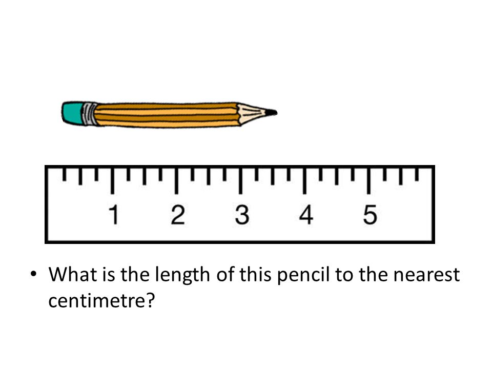 maths revision what is the length of this pencil to the nearest