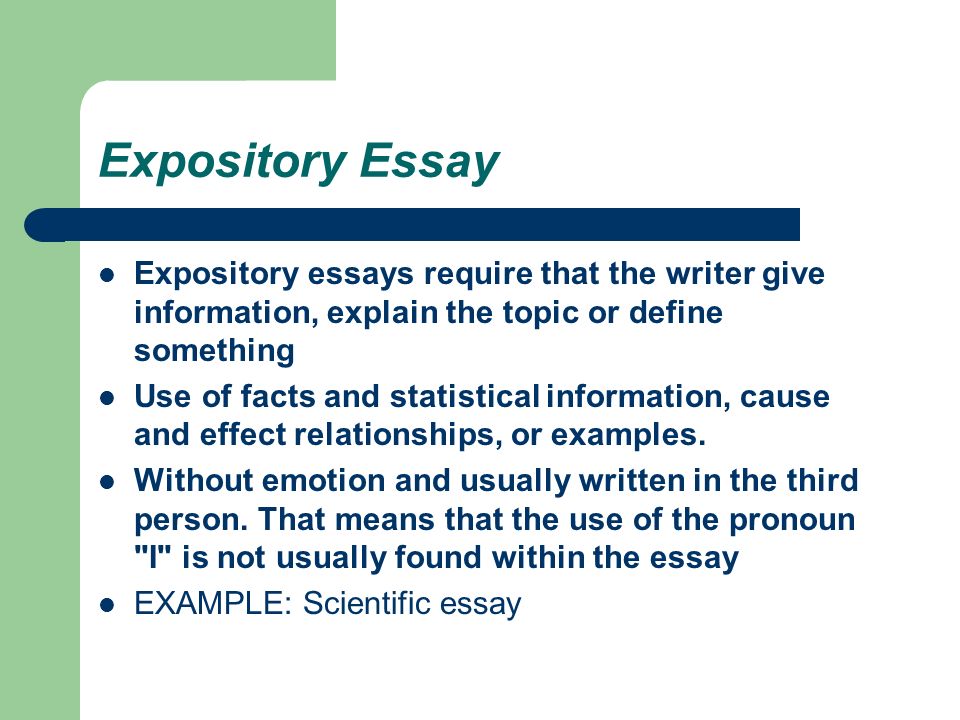 expository essay topics
