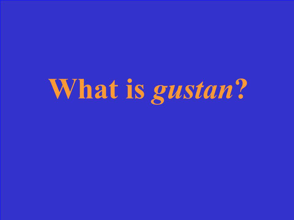 What form of gustar is used with plural nouns