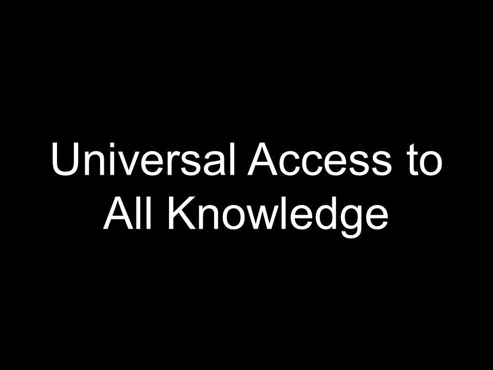 AIFB 99 Universal Access to All Knowledge