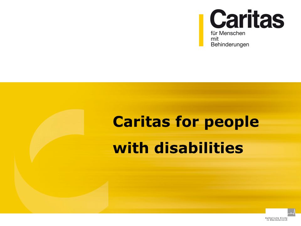 Caritas for people with disabilities