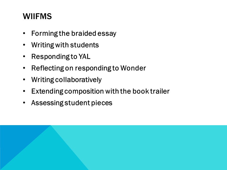 Essays students young