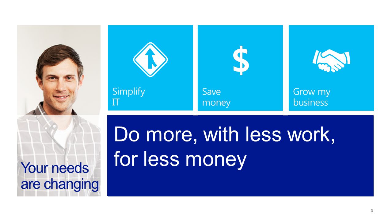Help us identify ways to reduce costs while getting more from our IT investments.
