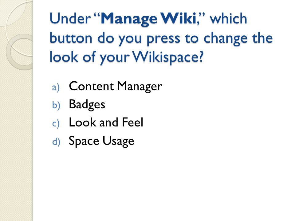 Do you know how to create a Wiki
