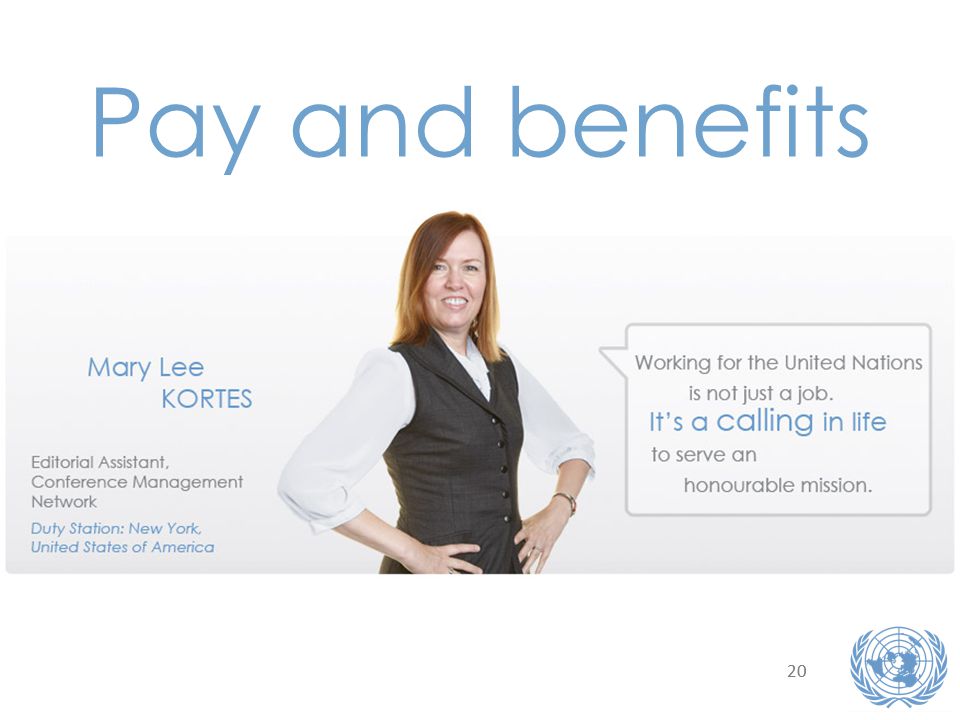 20 Pay and benefits