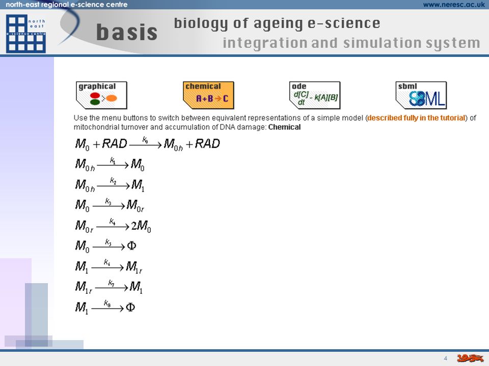 4 basis biology of ageing e-science integration and simulation system