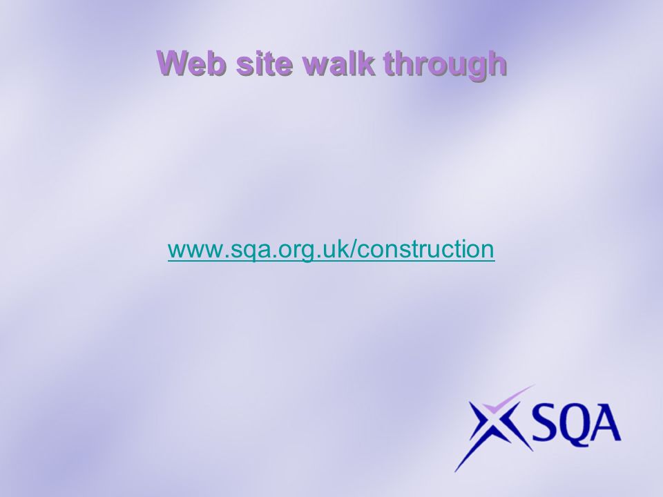 Web site walk through