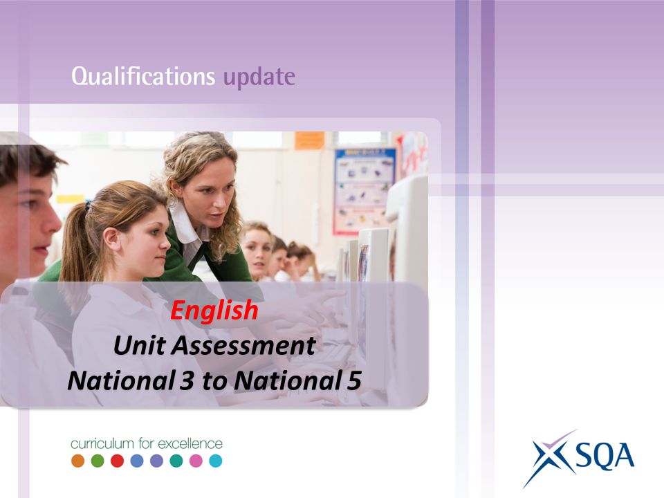 English Unit Assessment National 3 to National 5