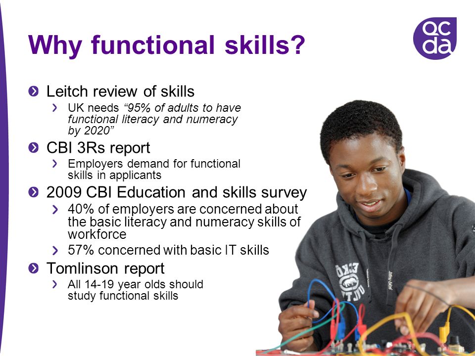 Why functional skills.
