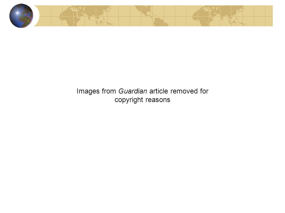 Images from Guardian article removed for copyright reasons