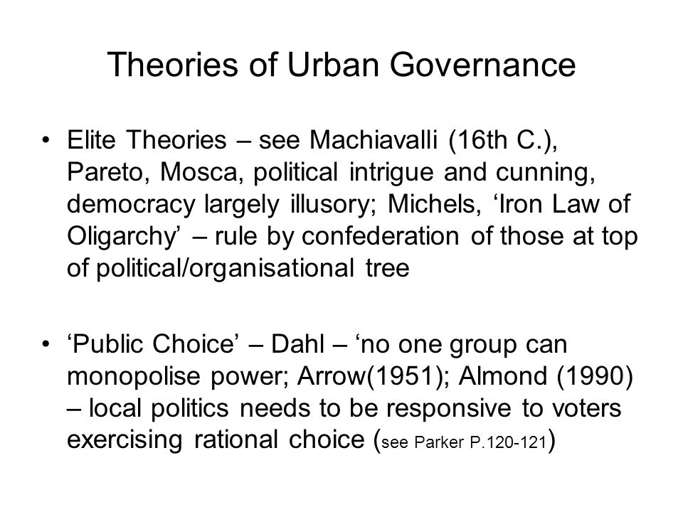 elite theory in political sociology