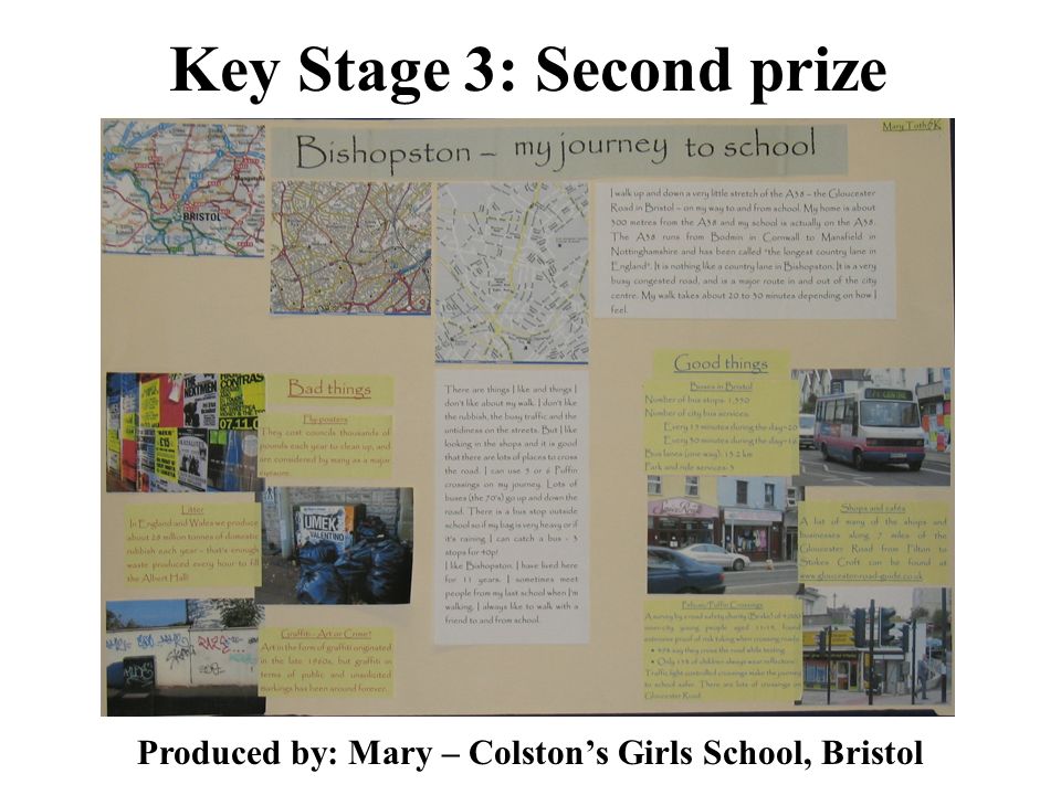 Key Stage 3: Second prize Produced by: Mary – Colstons Girls School, Bristol