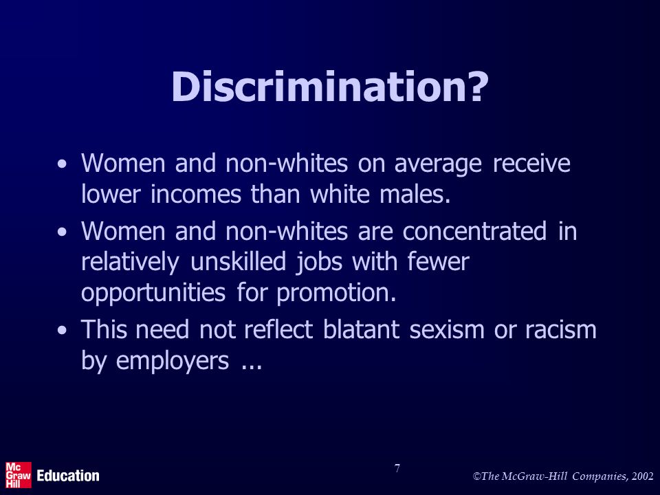 © The McGraw-Hill Companies, Discrimination.