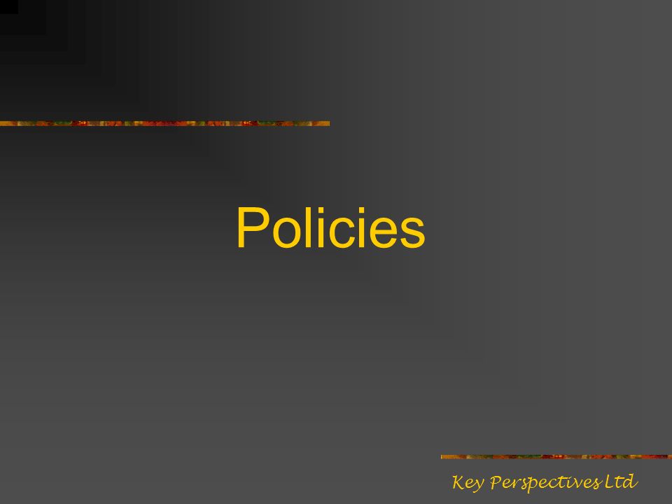Policies Key Perspectives Ltd