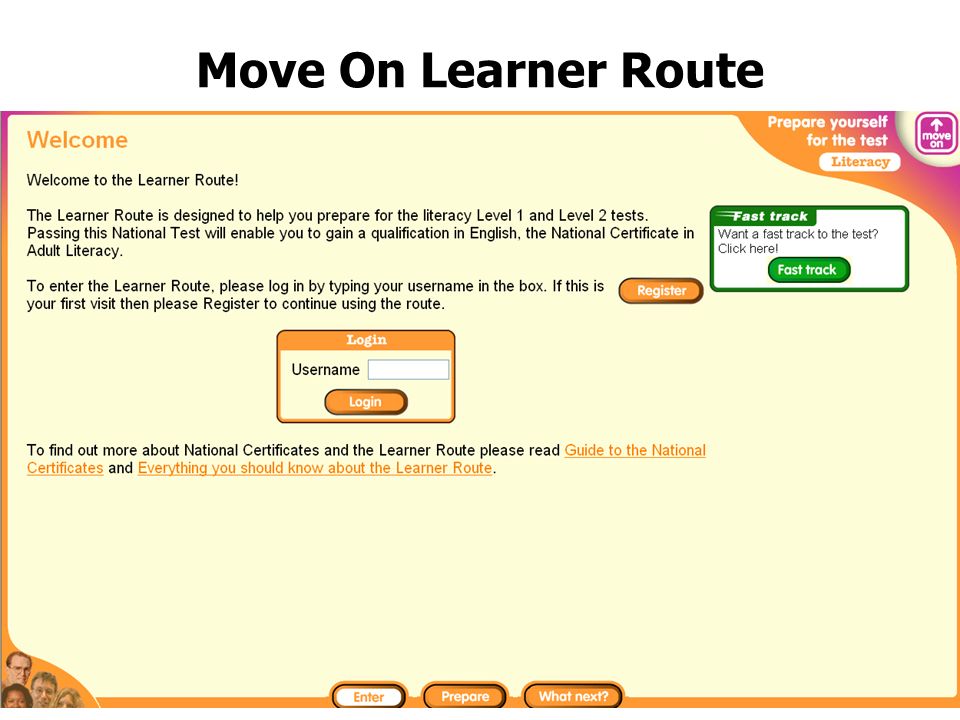 Move On Learner Route