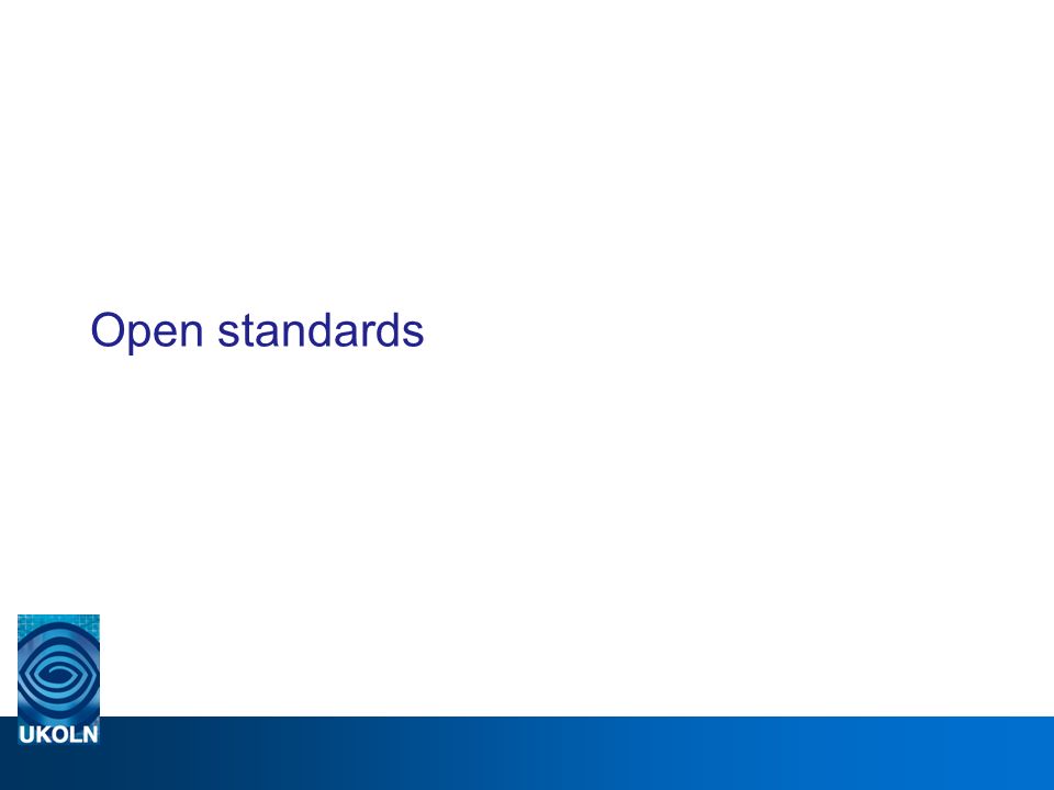 Open standards