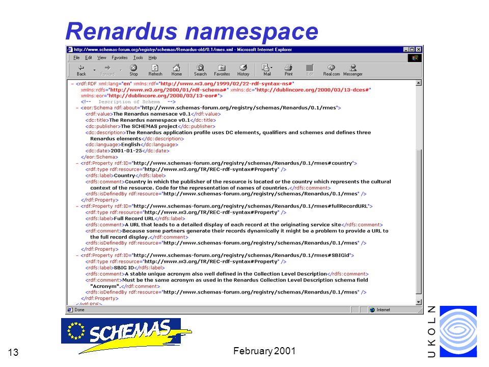 February Renardus namespace