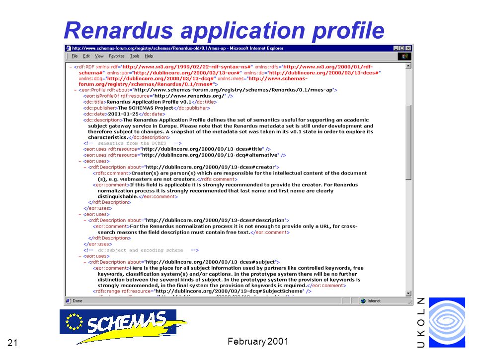 February Renardus application profile