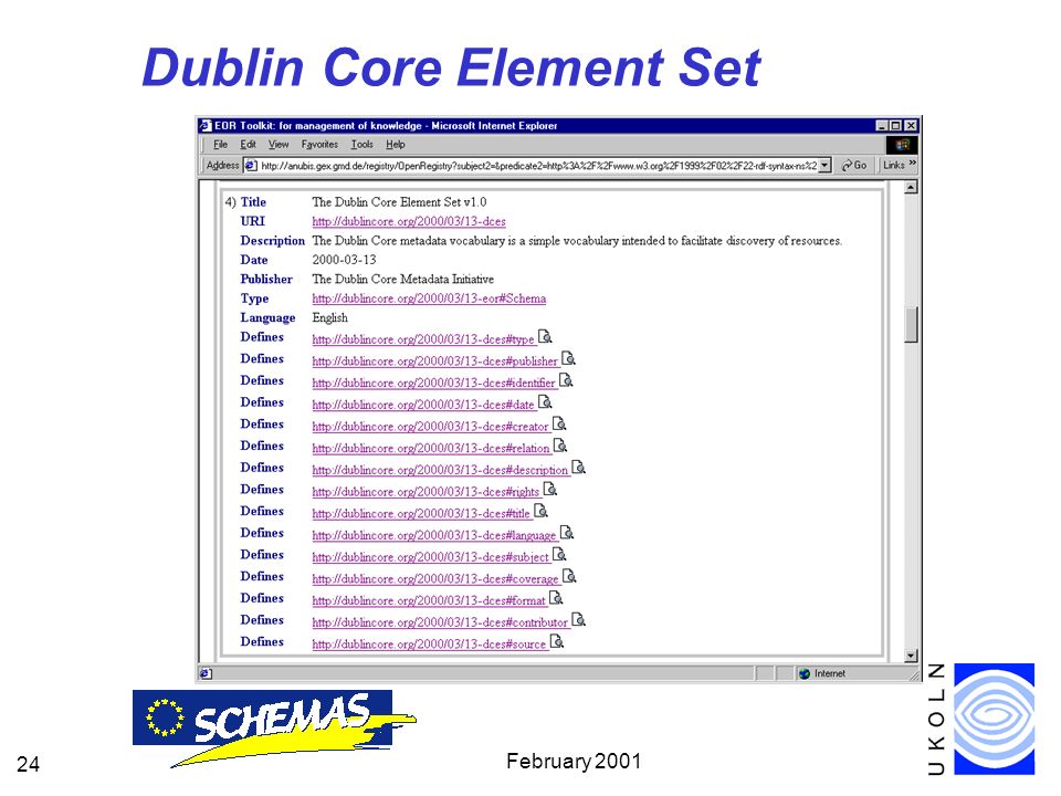 February Dublin Core Element Set