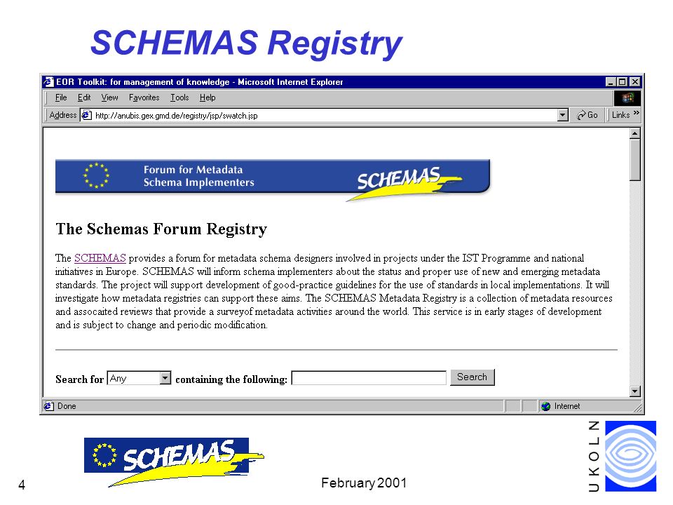 February SCHEMAS Registry