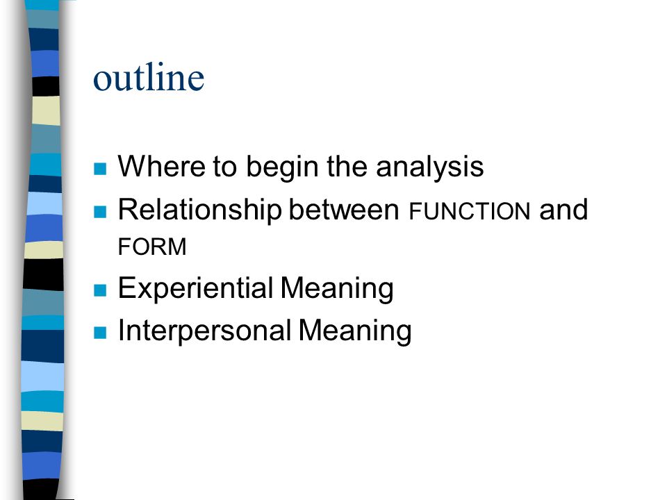 Analysing English Grammar