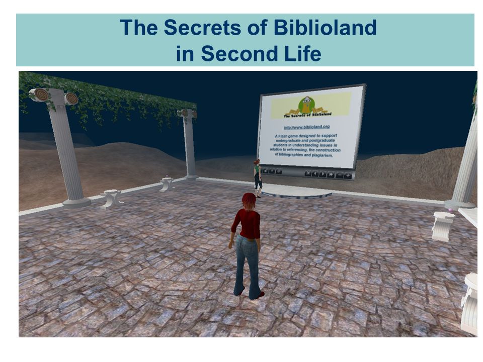 The Secrets of Biblioland in Second Life