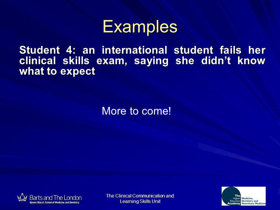 the clinical communication and learning skills unit hea 01 workshop