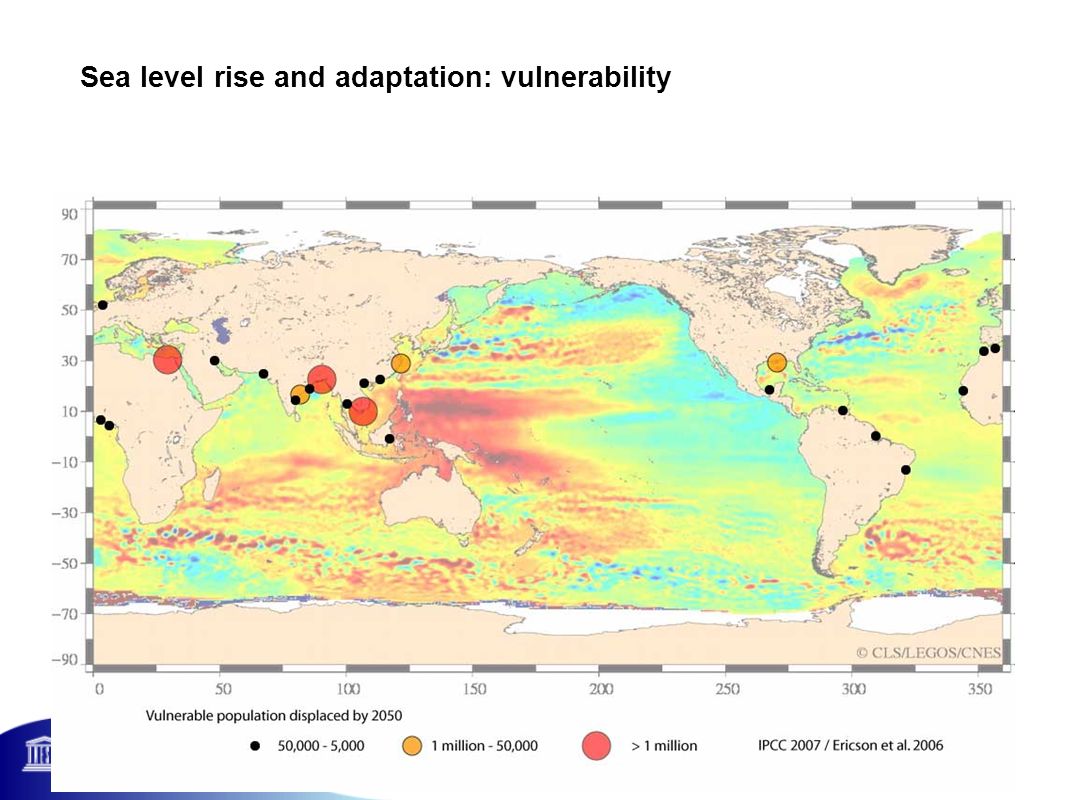 Sea level rise and adaptation: vulnerability