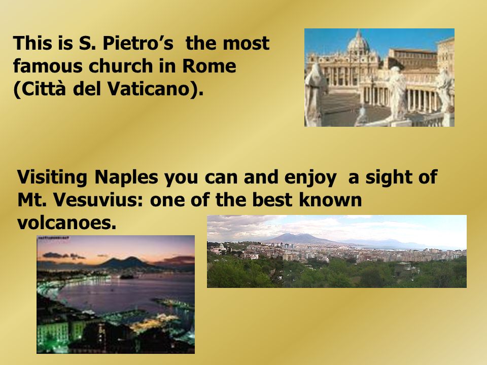 This is S. Pietros the most famous church in Rome (Città del Vaticano).
