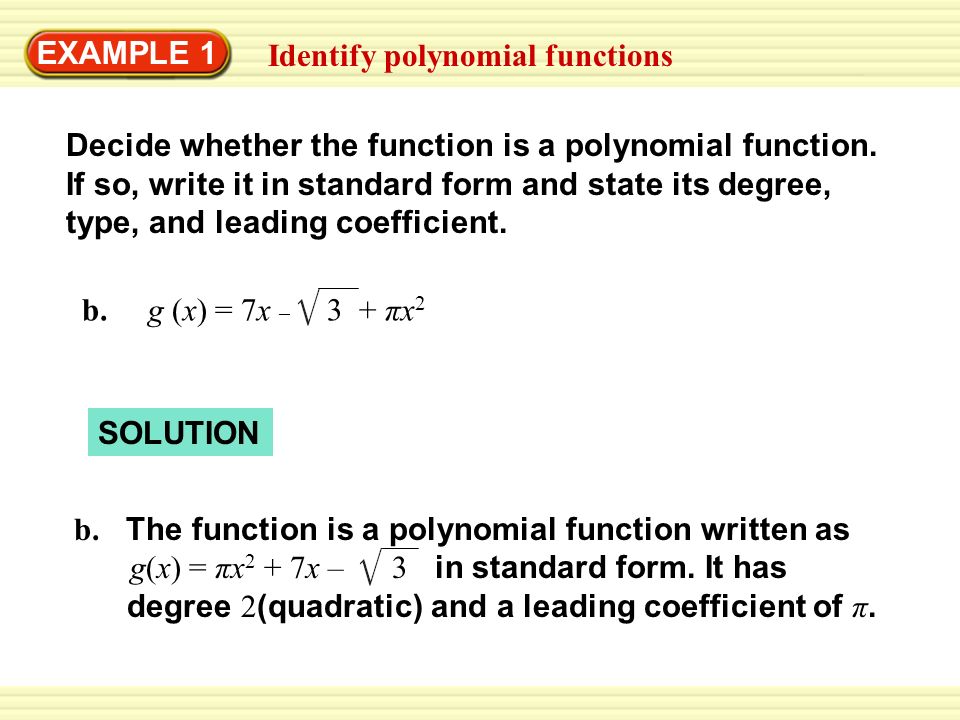 Warm Up Exercises Evaluate The Expression When X 4 1 X 2 5x 2 3x 3 2x Answer 4 Ppt Download