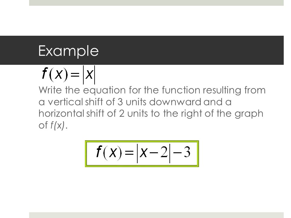 Transformation Of Functions Sec 1 7 Objective You Will Learn How To Identify And Graph Transformations Ppt Download