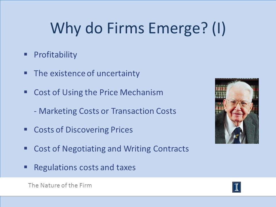 R.H. Coase The Nature Firm Eva Herbolzheimer of Illinois at Urbana-Champaign. - ppt download