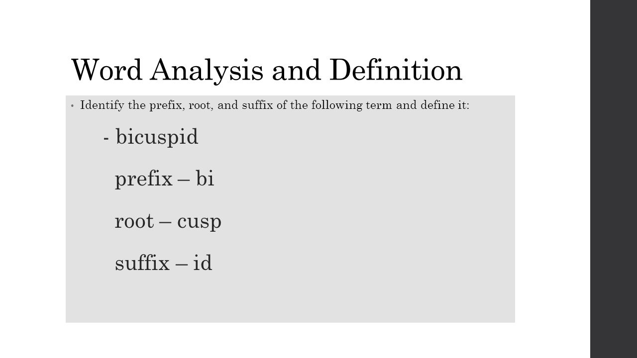 define word analysis
