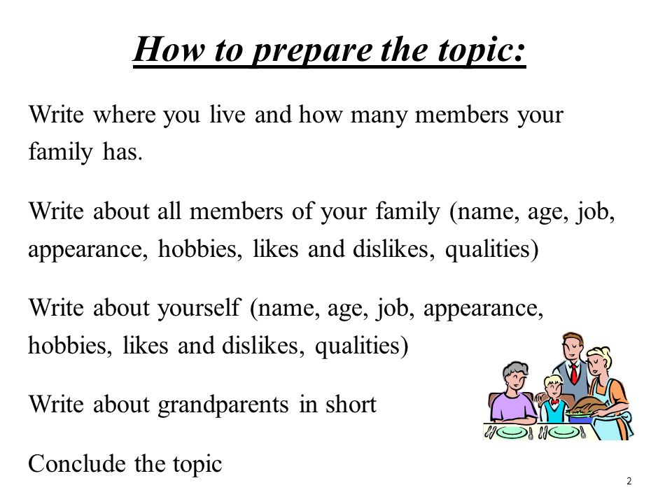 topic write about your job