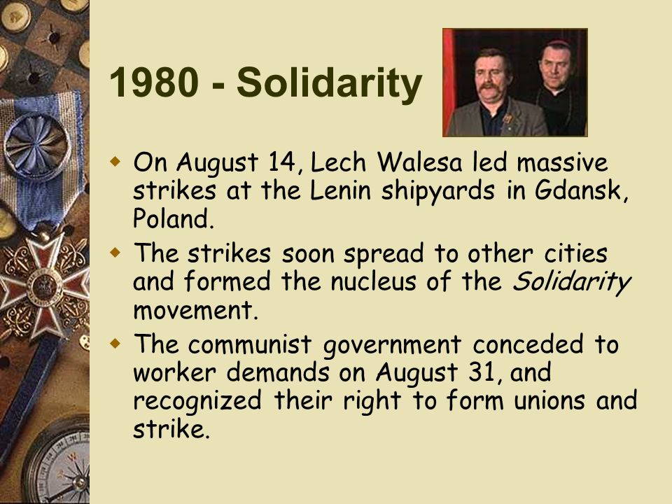 Image result for a strike in cold war poland in 1980