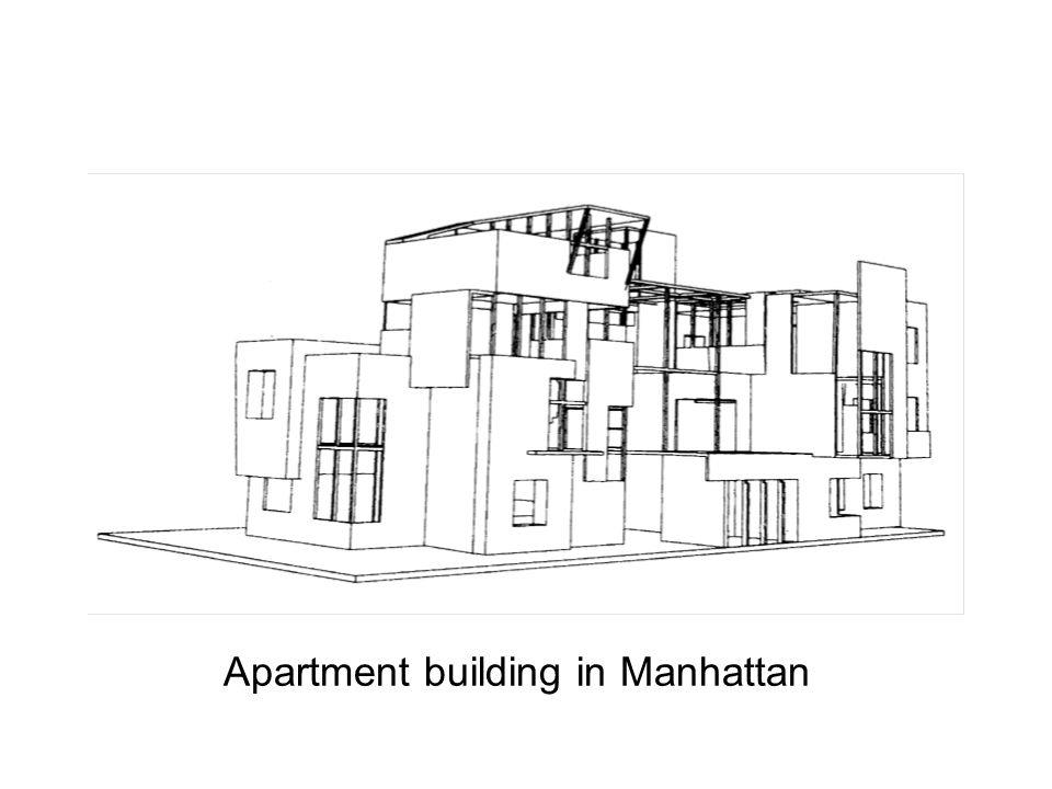 Apartment building in Manhattan